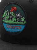Undefeated mountain-patch baseball cap
